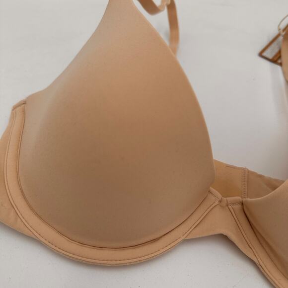 Skims Fits Everybody Unlined Demi Bra Sand New with tags Size 34C - Picture 5 of 5